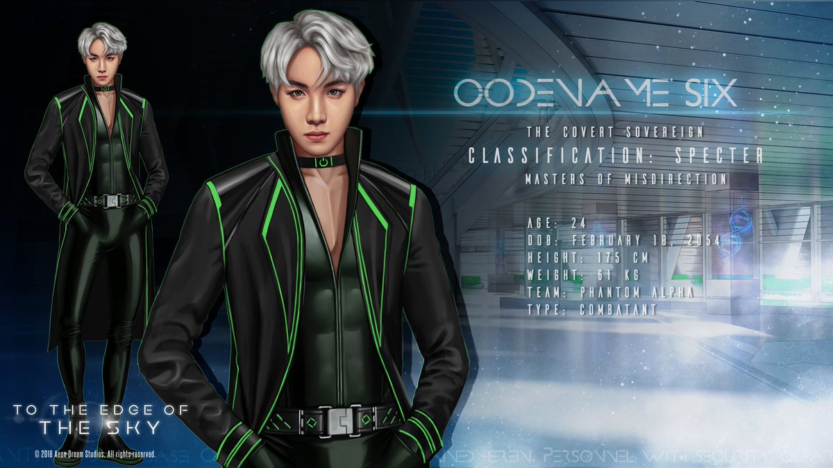 AjaCelestin's tweet image. Introducing the final version of #TTEOTS #OperativeSix! #BTSxTTEOTS

aeondreamstudios.squarespace.com/news/six-reveal

Six Lead writer: @stormvalkyrie 
Character design: @XelestialWriter 
Concept art by: @Doww_art 
Face by: @Nonconman 
Body/outfit art by: moonarc.deviantart.com