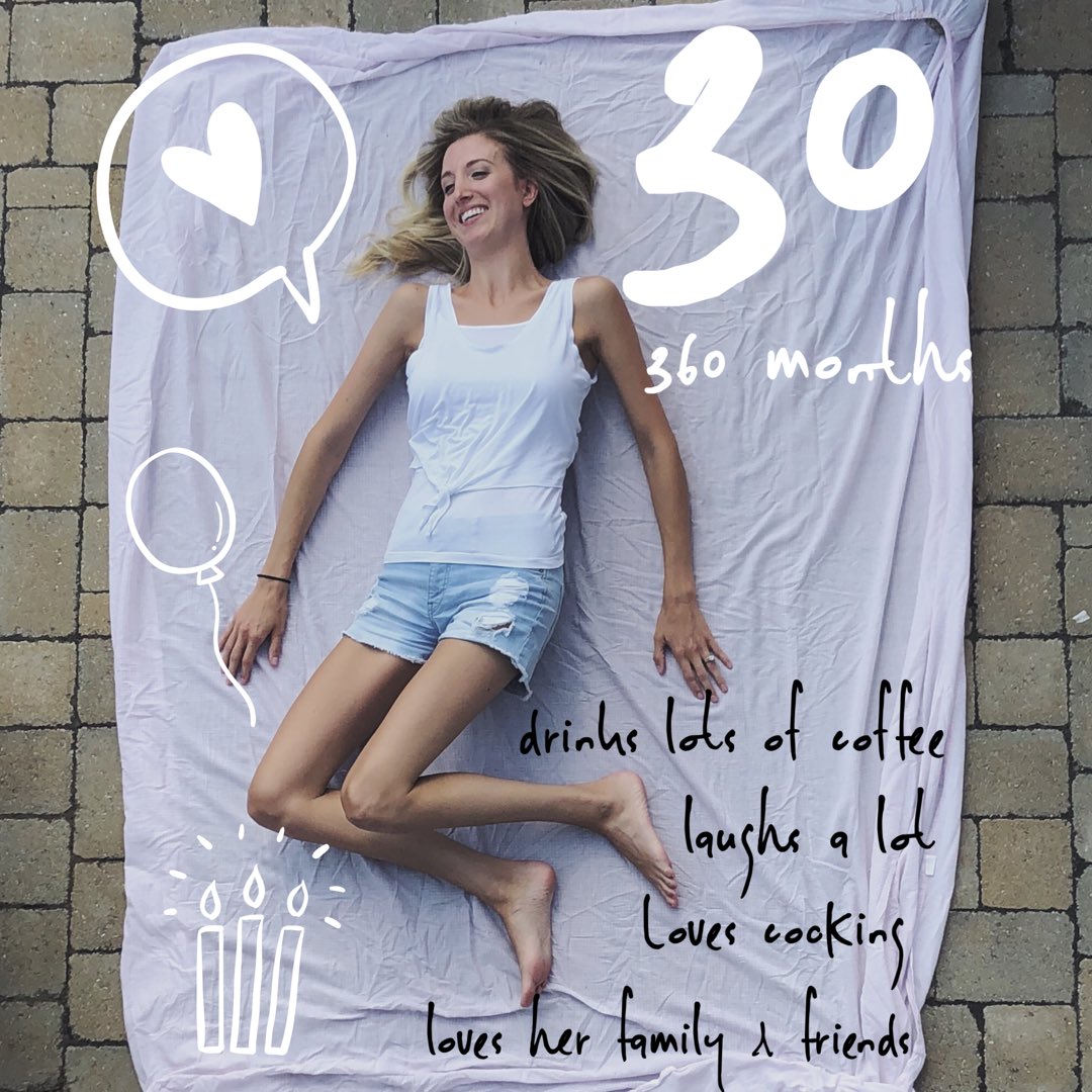 AnnieBraam's tweet photo. Our little Meggy is so grown up! We have a 360 month old on our hands! She’s so grown up! #30 #babyphotos #newborn https://t.co/a8ImO2AqY2