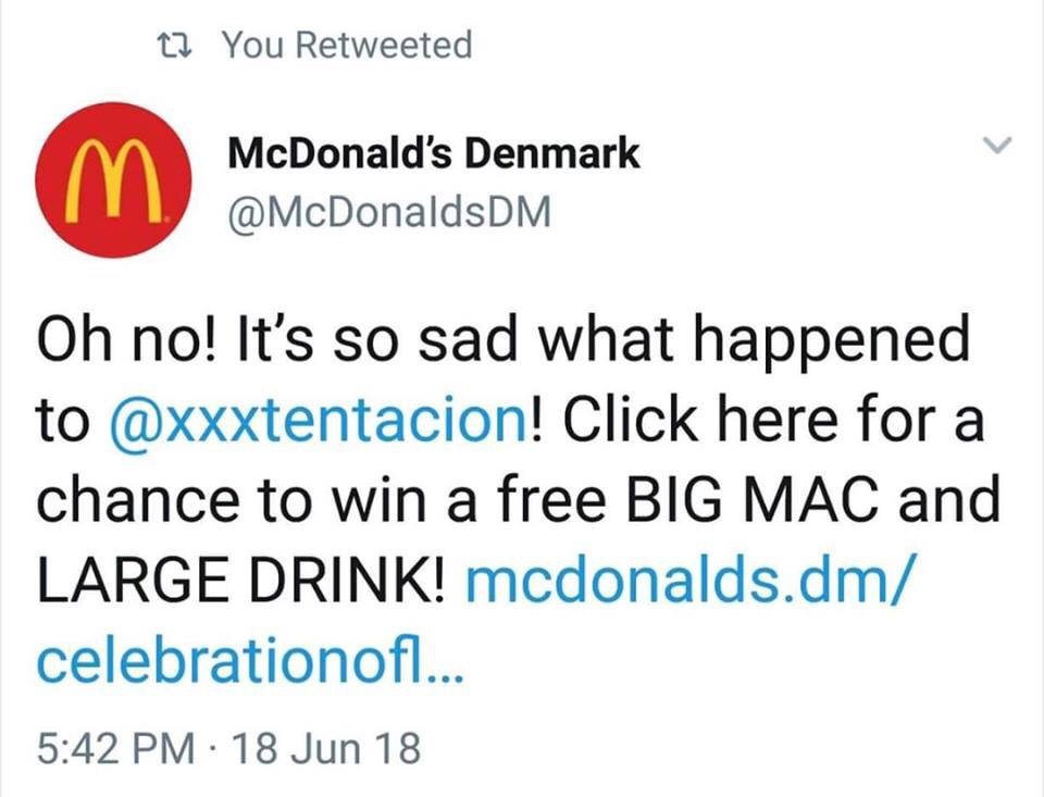 Ss Z I N G A The Mcdonaldsdm Account Got Suspended For This Wild
