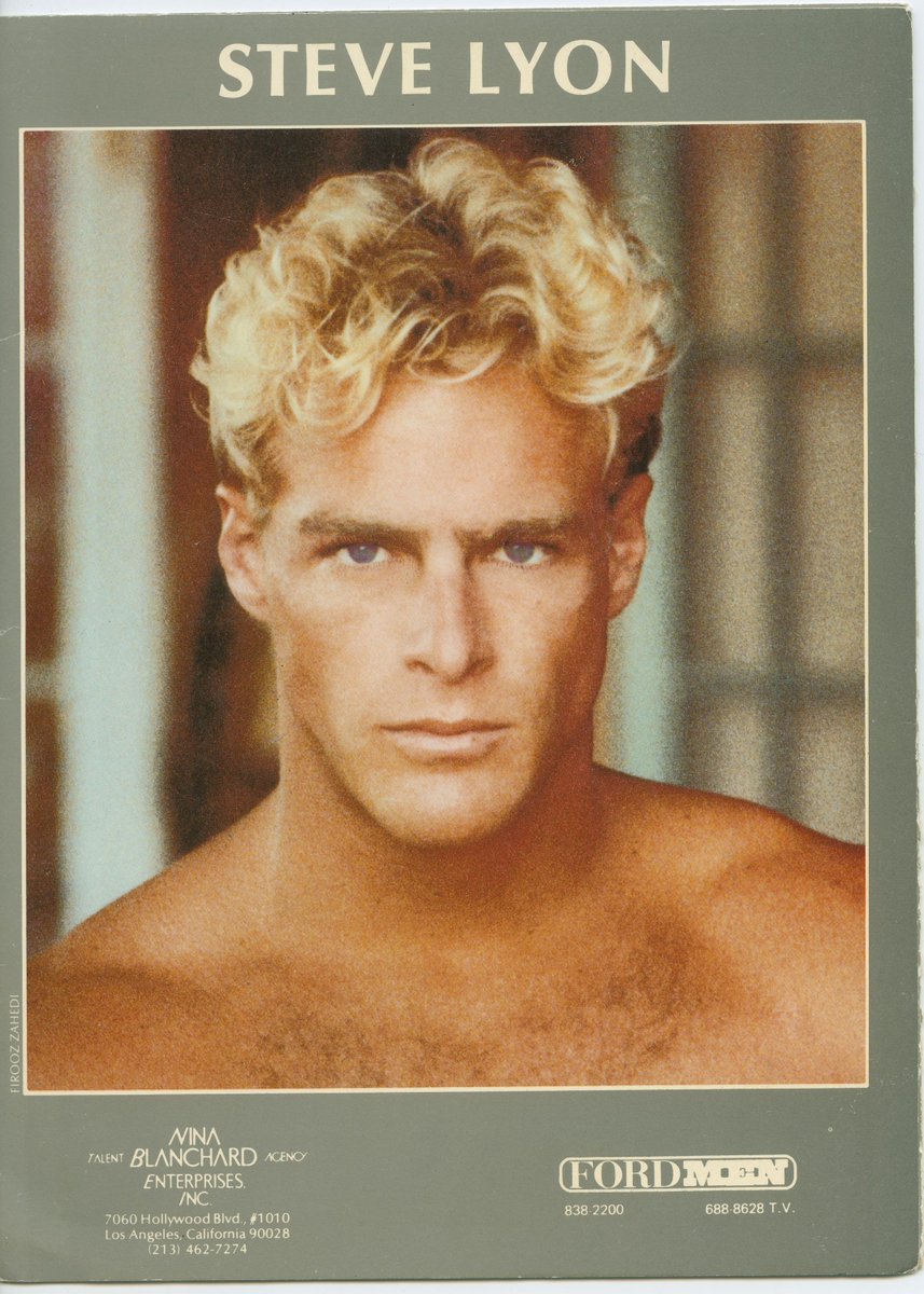 allmanmovie's tweet photo. This #modelmonday is brought to you by Steve Lyon, who's giving serious #fierceface in this comp card. @stevelyonstudio #Intense_Heat #hellohandsome #internationalmale #allman #malemodel #vintagemodels #menswear #mensfashion #undergear #blondlocks https://t.co/NmaCfu0Wvx