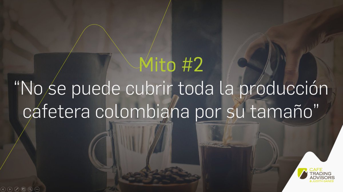 InvertirEnCafe's tweet photo. #DerribandoMitos 🤥 El mercado de #Futuros 📈 de #Café ☕ en la Bolsa NY 🗽 tiene una liquidez 💰 tan grande que, con el volumen de negociación de 1 día y medio aprox se podrían cubrir casi 14 millones de sacos de café! 😮 CREANDO #CulturaCafetera + Info: https://t.co/yoBVtHZXpR https://t.co/KxToGmRyPD