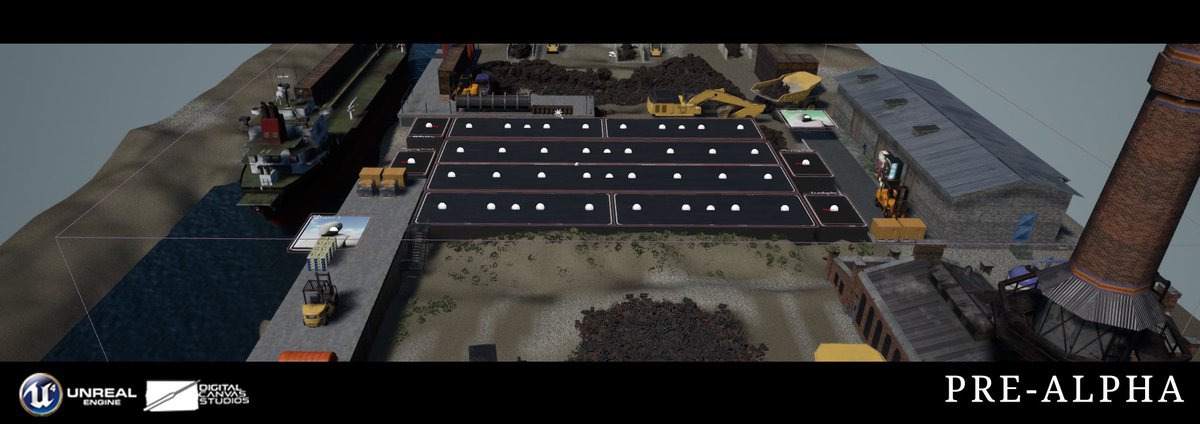 StoopidTheGame's tweet image. First look at the Scrap Yard Arena Map. For this update, we are showing off the Scrap Yard Arena Map. This is the  last of the maps planned to be available at launch in the spring of 2019.