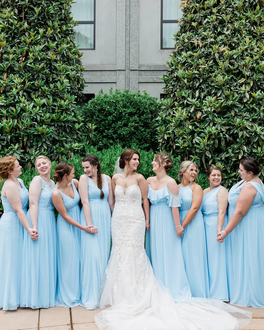 Blue wedding dress davids bridal hot sale
