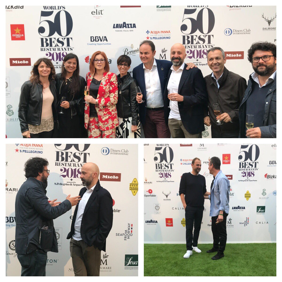 Italians and the 2017 winners of the #World50BestRestaurant