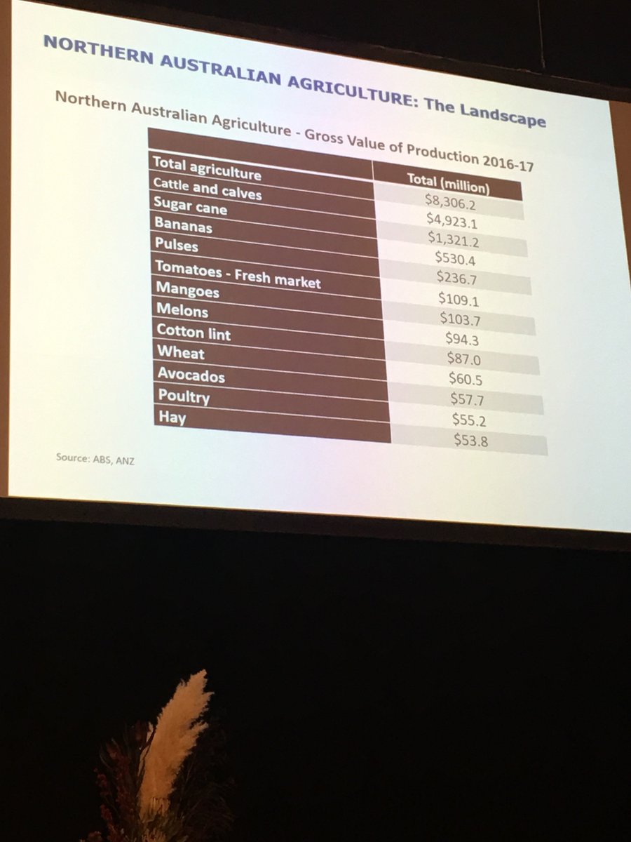 Yelyah15's tweet photo. Mr Mark Bennett, Head of Agribusiness & Specialised Commercial, ANZ #DEVNTH18 speaking on Opportunities for Investment and Expansion - Northern Australia Agriculture https://t.co/UthHo4jdcY