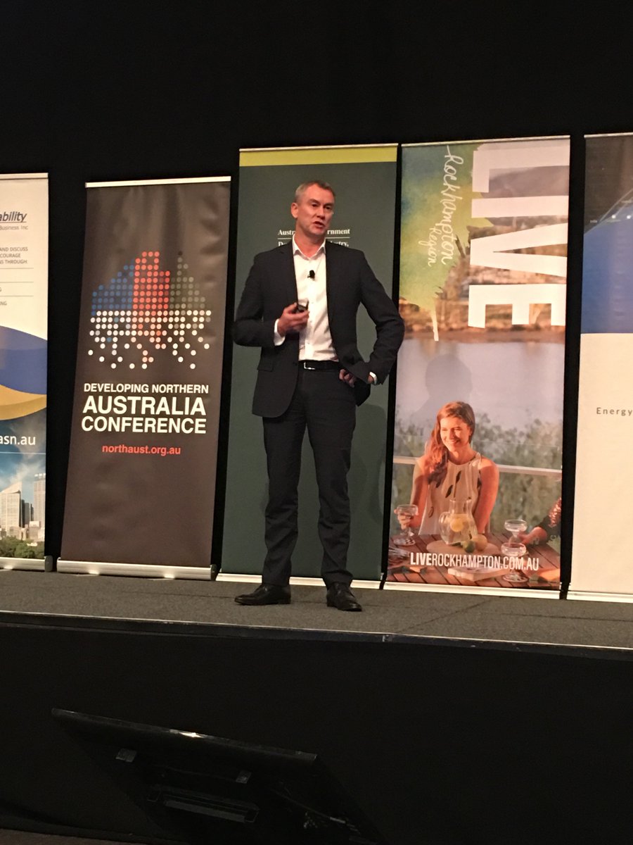Yelyah15's tweet photo. Mr Mark Bennett, Head of Agribusiness & Specialised Commercial, ANZ #DEVNTH18 speaking on Opportunities for Investment and Expansion - Northern Australia Agriculture https://t.co/UthHo4jdcY
