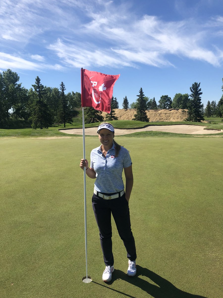 BrookeHenderson's tweet image. First time ever to Saskatchewan!  Had a blast @cpwomensopen Media Day and can’t wait to get back to @The_Wascana in August!