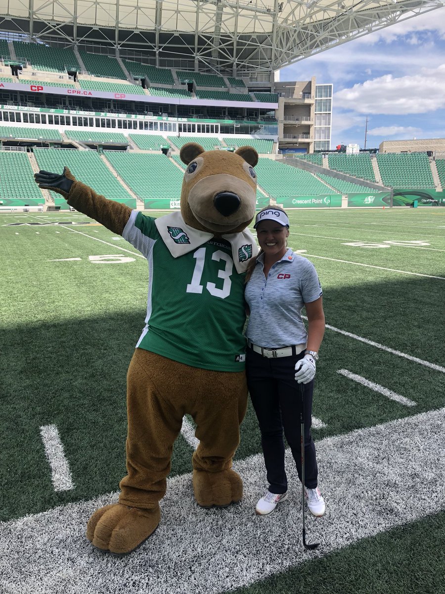 BrookeHenderson's tweet image. First time ever to Saskatchewan!  Had a blast @cpwomensopen Media Day and can’t wait to get back to @The_Wascana in August!