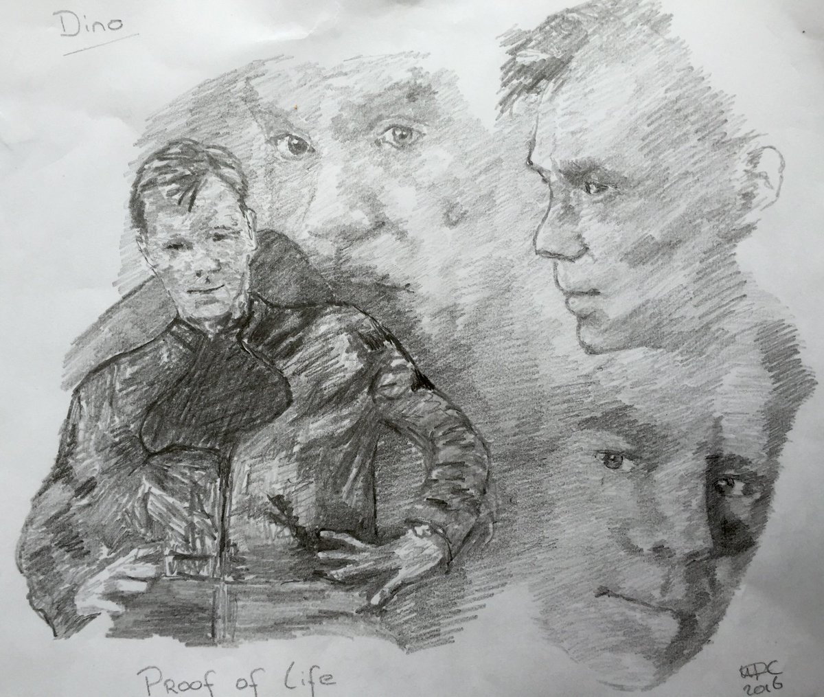 #FanArt #made2016 @davidcaruso1 #ProofOfLife #Dino #DinoDinsdag #scenes #movie