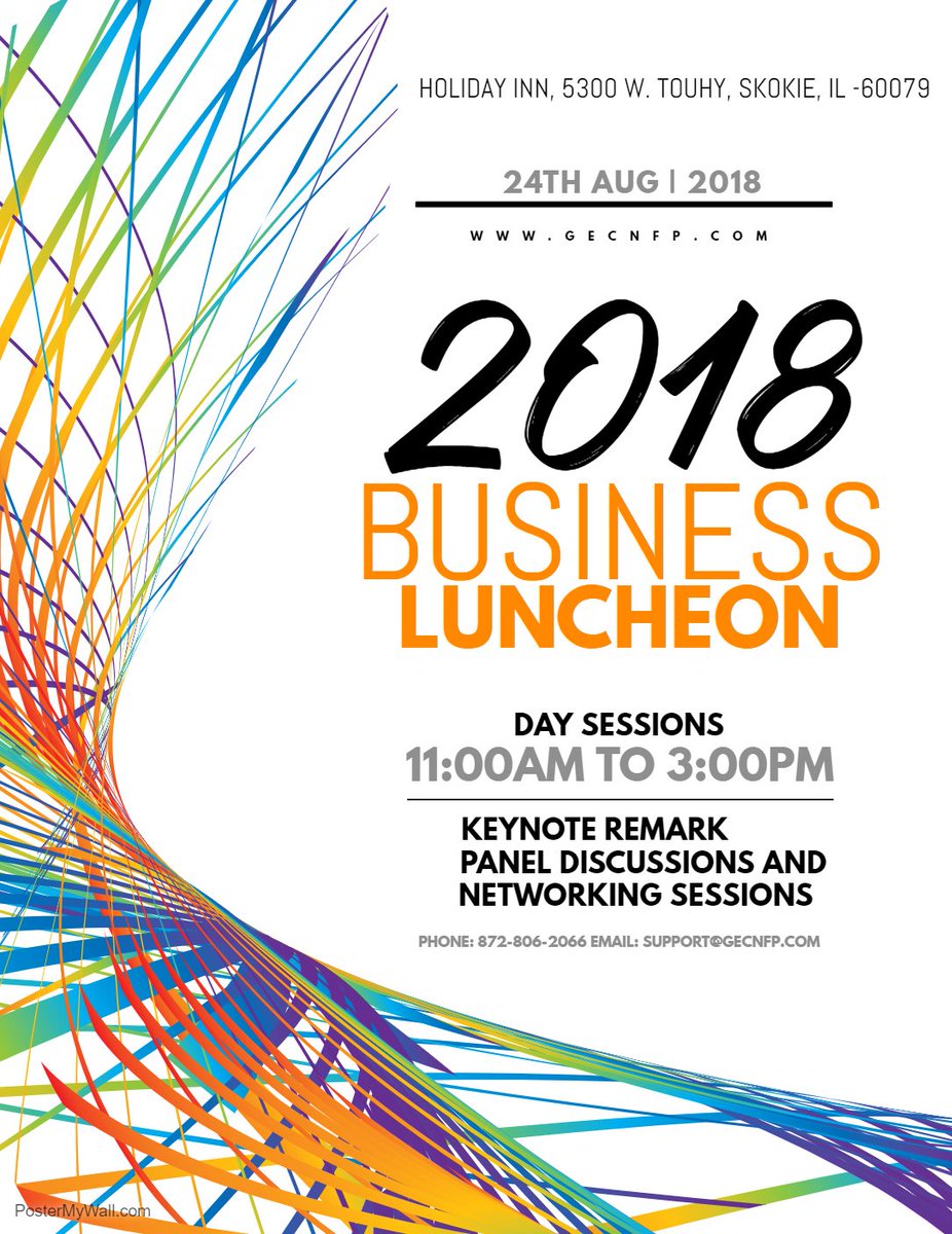 GecServices's tweet image. We warmly welcome you to the GEC Business Luncheon, on August 24, 2018, at Holiday Inn Chicago North Shore Skokie Banquet &amp;amp; Conference Center, 5300 W. Touhy, Skokie, IL – 60077 from 11:00 am to 3.00 pm.