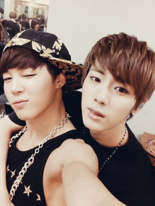 📸 jinmin: 2013 → 2018 @BTS_twt #JIN #JIMIN #JINMIN