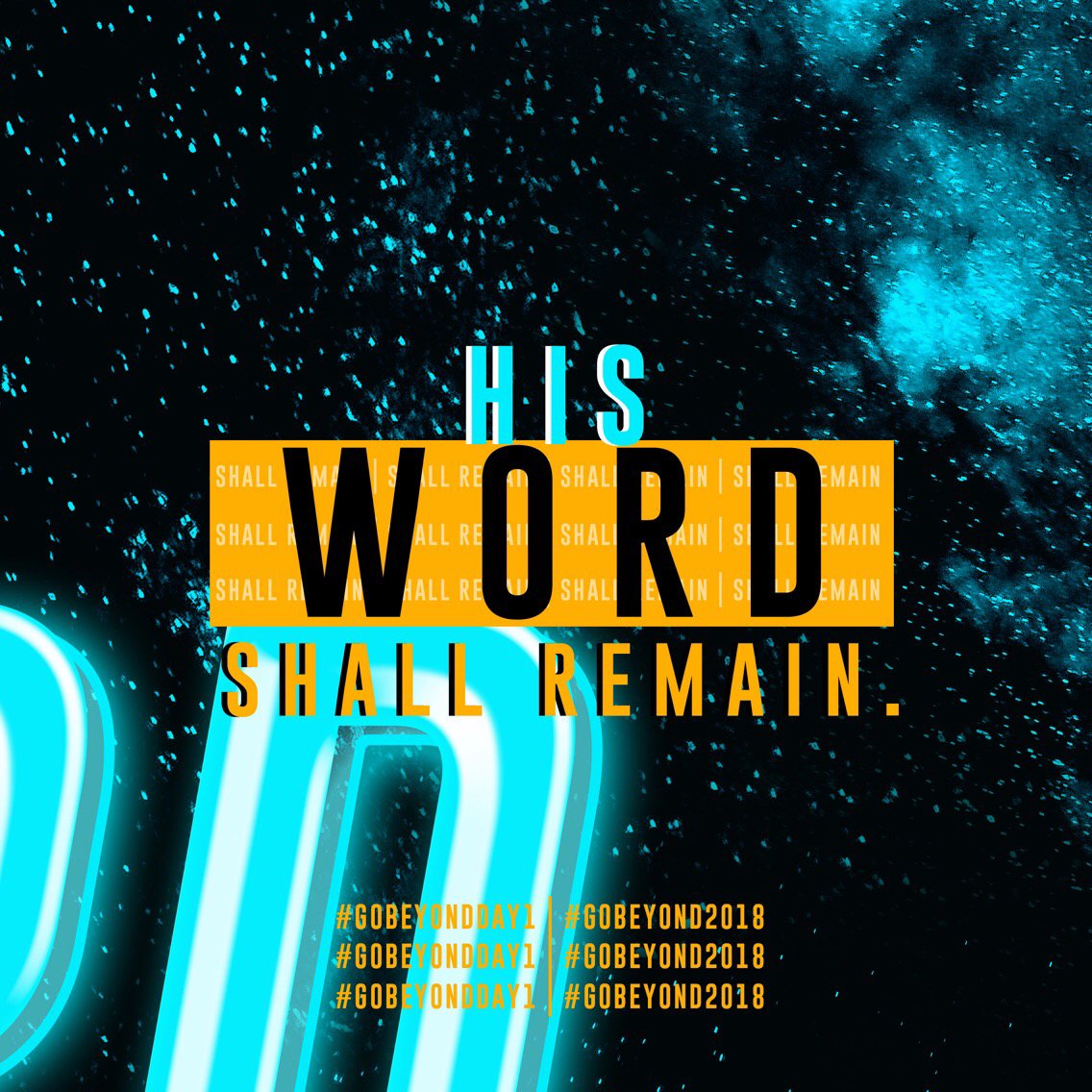 yeuniversityjam's tweet photo. Heaven and earth may pass away but His words will never fade.

#GOinHisWORD
#UniversityJam
#YEDasmarinas
#PassionGOBeyond
#GOBeyond2018 https://t.co/1pIGTEAJRG