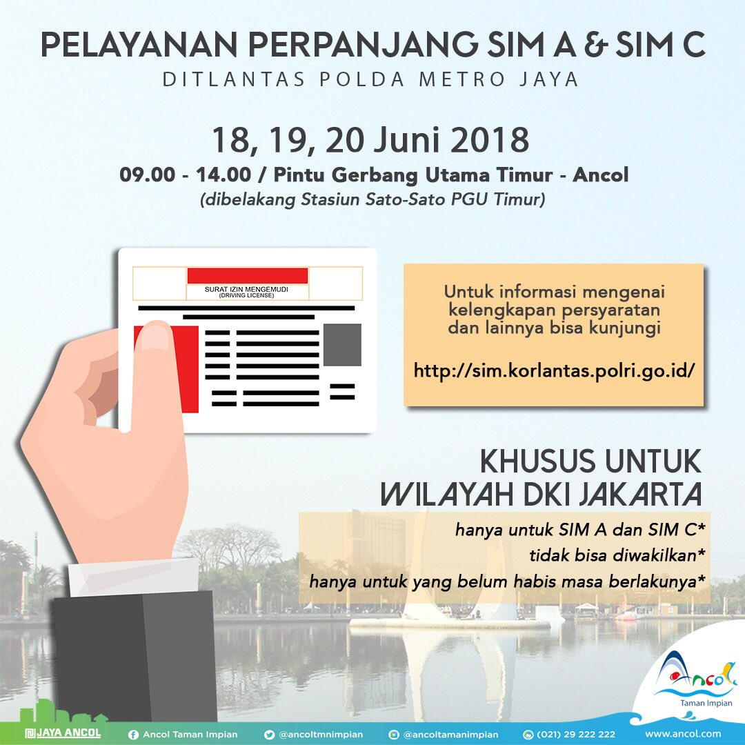 Ancol Taman Impian On Twitter Ditlantas Polda Metro Jaya