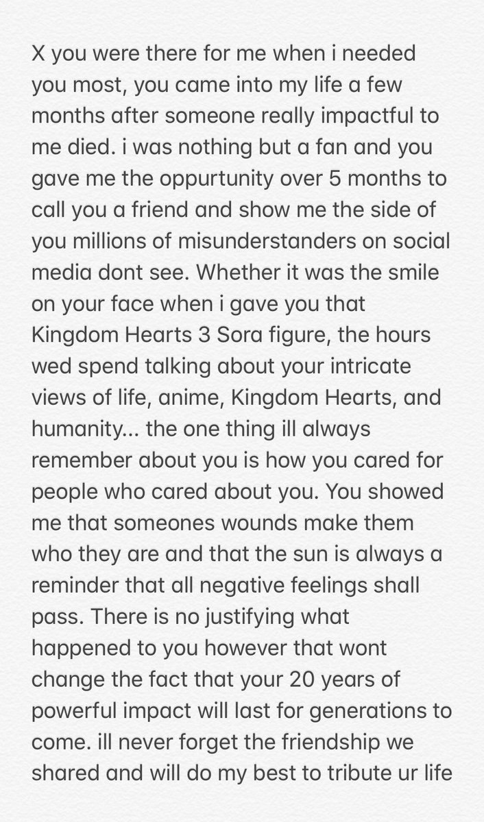 NoHoesGeorge's tweet photo. Goodbye jahseh... until the day im able to see you again friend.  💔 https://t.co/aSpjw7pnex