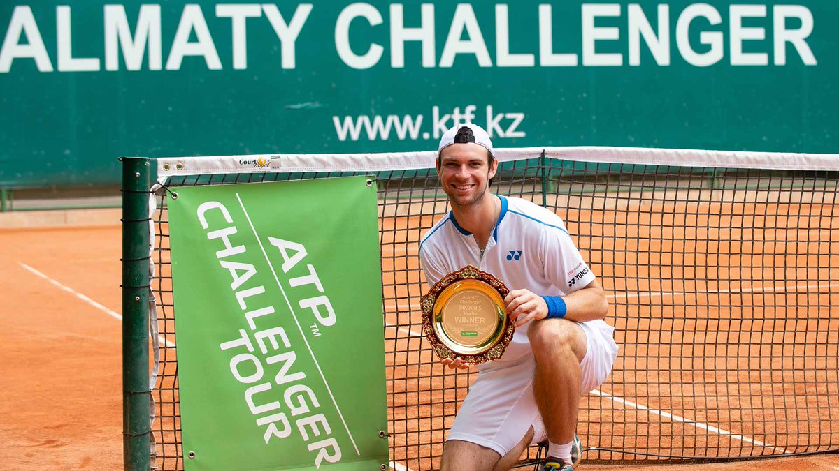 #CHAlmaty🇰🇿 | Final🏆

Jurij Rodionov🇦🇹 se consagró luego de vencer por 7-5 y 6-2 a Pedja Krstin🇷🇸 
Primer titulo Challenger para el joven austríaco de 19 años.