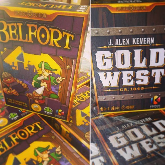 KronosGames_br's tweet photo. Eles finalmente, sim FINALMENTE estão chegando perto de nossas mesas... Esta semana é só novidade boa. Acompanhe! 
#kronosgames #jogosdetabuleiro #boardgames #belfort #goldwest #limitededition https://t.co/J1meG5oWSx https://t.co/5G9ODDB5MM