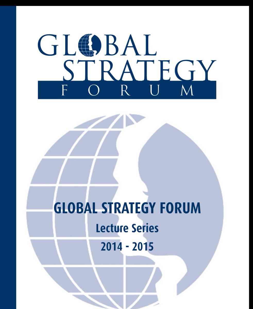 The event is the Global Strategy Forum. Just for fun I'll mention they have the head Rothschild and an Eisenhower on their staff.