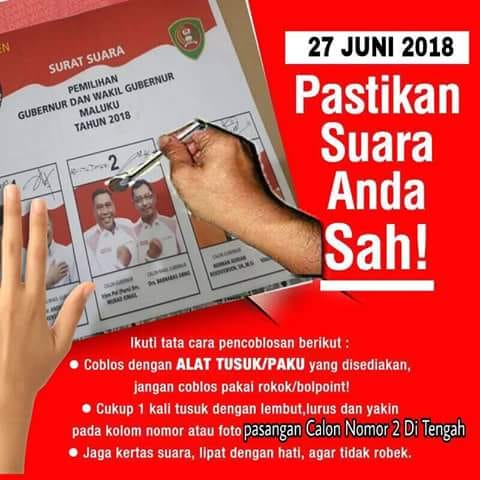 SeptianiShay1's tweet photo. #8HariMenujuPerubahanMaluku #CoblosNomor2 #MasBroVoorMaluku 
#PilihBaileo 
@MALUKUSATUDAR4H 
@PaulBastianSoui    
@khaleurangrimbo https://t.co/NtvONMvsrU
