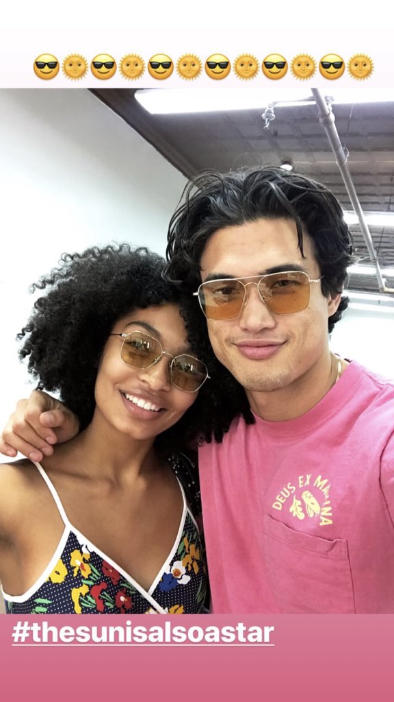 nicolayoonph's tweet photo. Good morning to @NicolaYoon, @YaraShahidi, and @_MELTON_ only! Bringing you BTS photos of #TheSunIsAlsoAStarMovie ☀️⭐️💕 https://t.co/jBXJXXQVMp