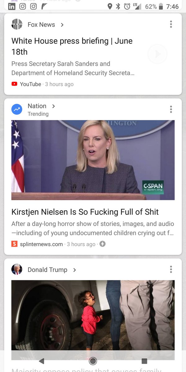 GabeO21's tweet photo. Really @Google this is worthy to put in news stream? https://t.co/vDZOjNpSgm