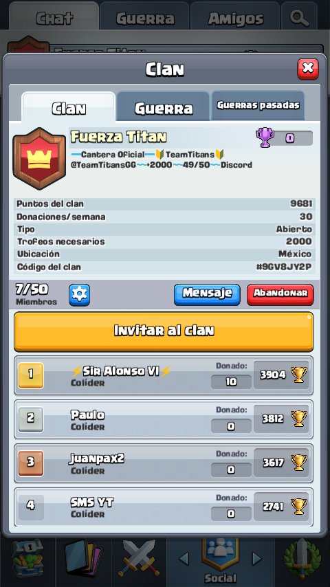 Tras 4 meses de haber creado TeamTitans hoy estamos orgullosos de abrir nuestra 
- Cantera - 
🔰Fuerza Titan🔰