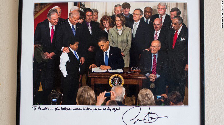 The Patient Protection and Affordable Care Act, often shortened to the Affordable Care Act (ACA) or nicknamed Obamacare, is a United States federal statute enacted by the 111th United States Congress and signed into law by President Barack Obama on March 23, 2010.  #DemHistory