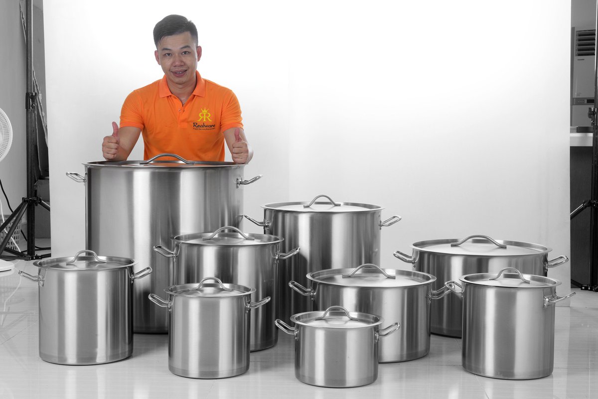 stainless steel stock pot