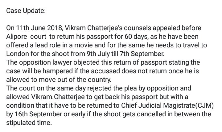 voice_fr_vikram's tweet photo. We are extremely sorry for the late update but we needed cpnfirm news so it needed time.

Case Update: 👇 https://t.co/rbqEeEmltV