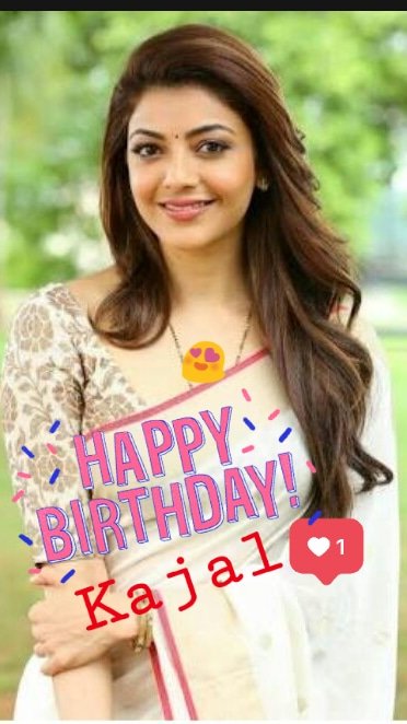 Happy birthday kajal Agarwal 