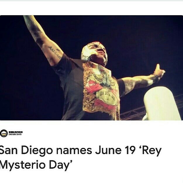 zarco_tony's tweet photo. Congratulations @reymysterio,
Bien merecido para el mas grande representante de la lucha a nivel mundial, e hijo pródigo de la bella Ciudad de San Diego #LEYENDAVIVIENTE #619day #elunico #elrey https://t.co/ptm1SPLahu