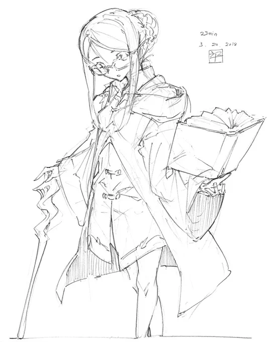 魔術師
#sketch #doodle #落書き 