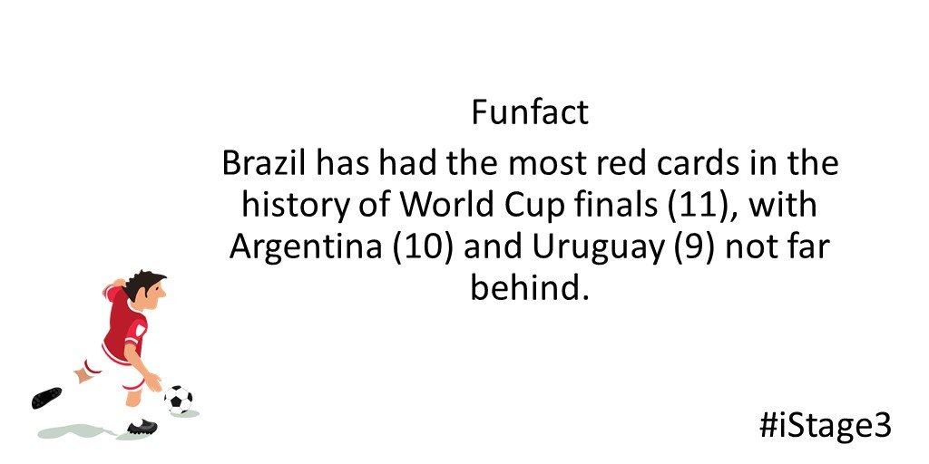 ScienceonStage's tweet photo. #WorldCup Funfacts #iStage3 https://t.co/fjppc6EX9q