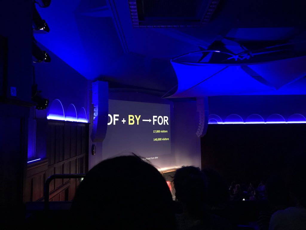 museum_detox's tweet photo. If you expand your partners network, you expand who the museum is #OfByForAll - @ninaksimon #MuseumDetox #MuseumNext https://t.co/moYmz2LokV