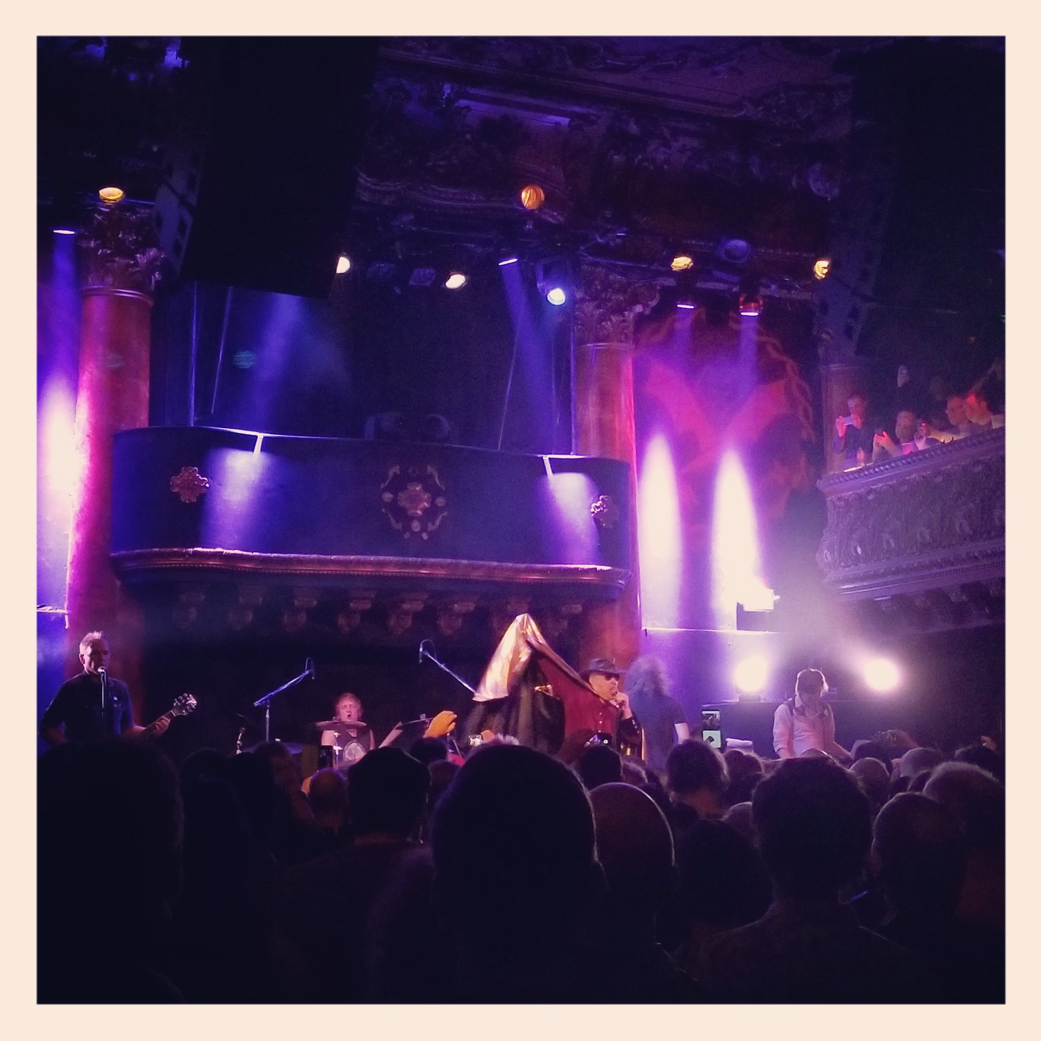 Happy 60th birthday to Jello Biafra!  (Yes, the man in the gold lamé cape)  