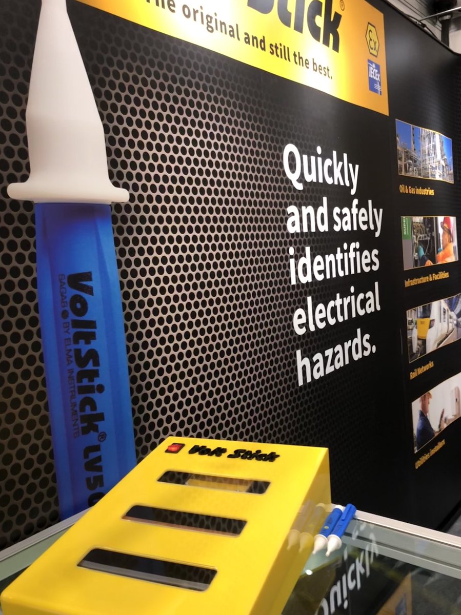 VoltStickman's tweet photo. All ready to go! #safetyandhealthexpo #VoltStick https://t.co/ROol1rPtHh