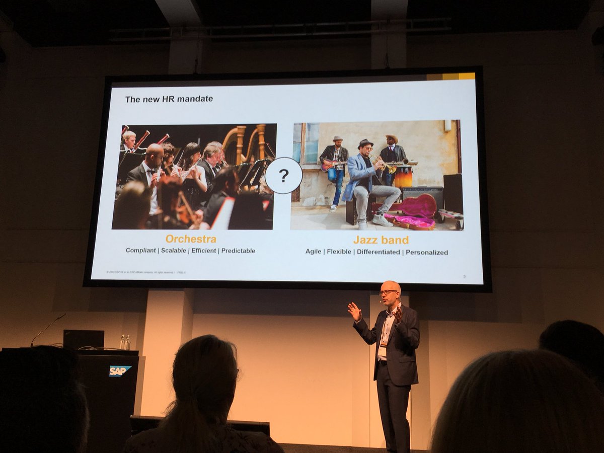StruemperS's tweet photo. Orchestra or Jazz band? How does your #HR system lool like? #successconnect https://t.co/xLiGBVfPeF