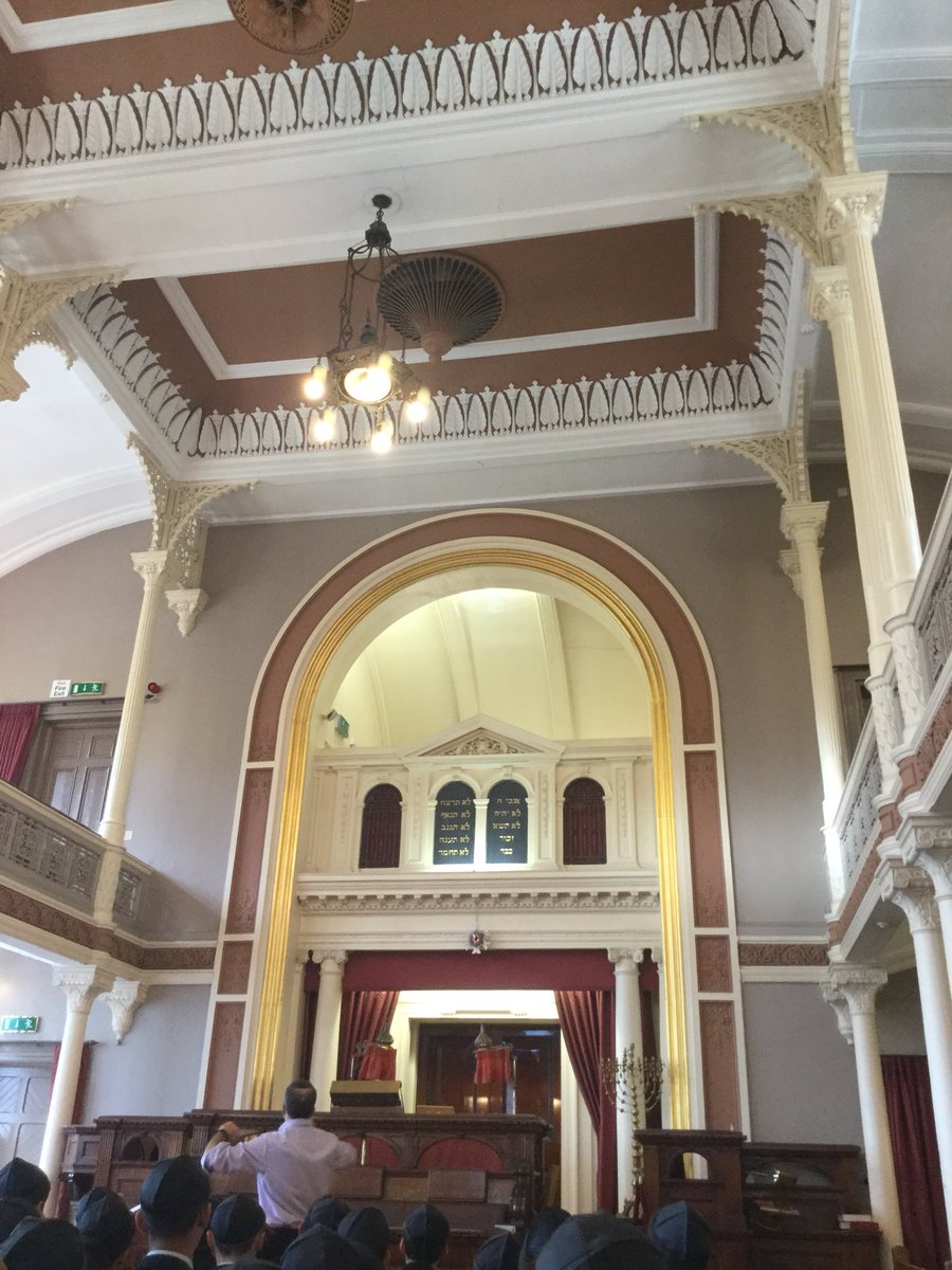 Second Form are having a fantastic time at the New London Synagogue #judaism #keystage3 #religiousstudies @ReedsSchool #ReedsPandR