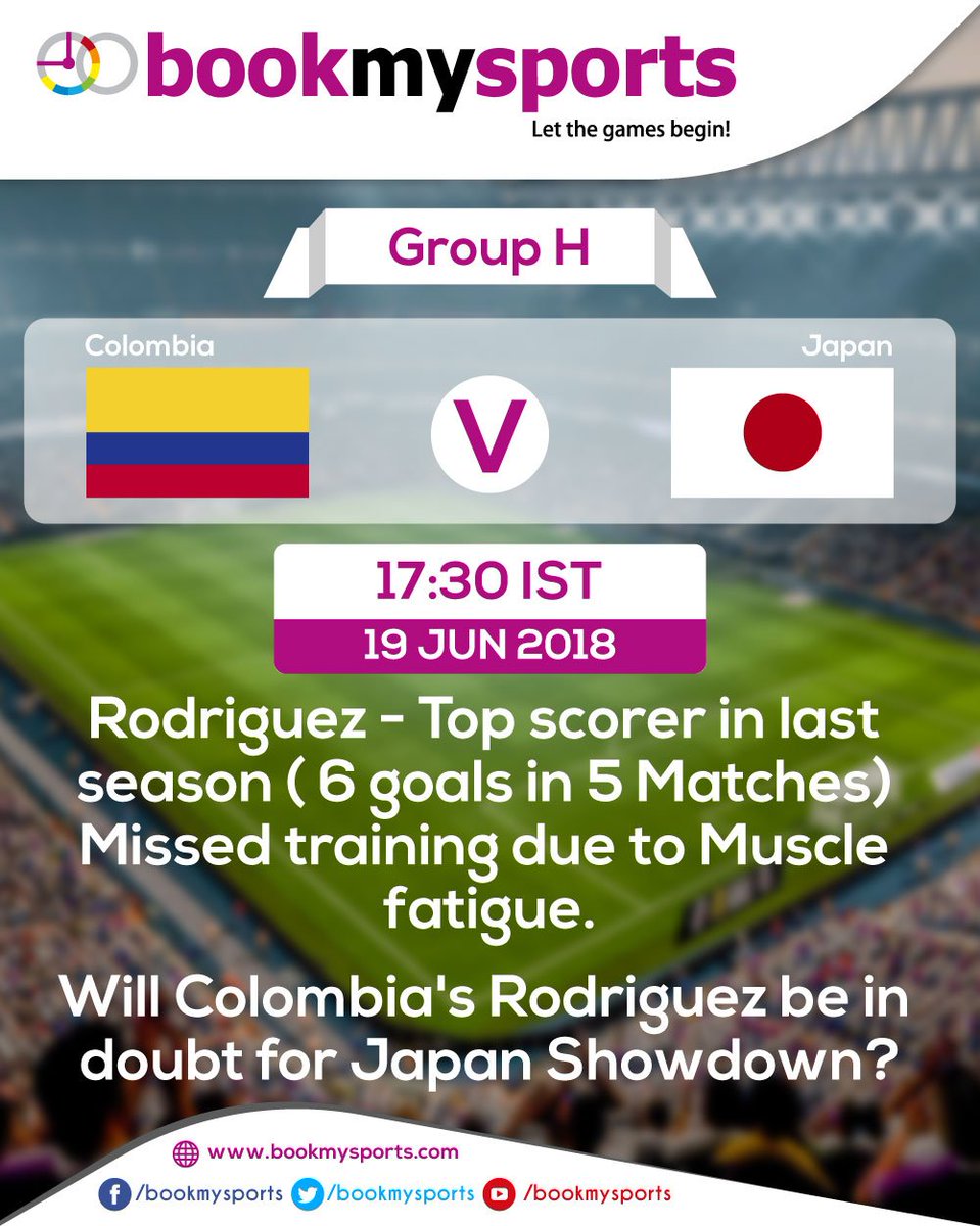 tripoturf's tweet photo. #FIFAWorldCup_2018 #Football #Adidasfootaball #Russia #Rodriguez- Missed #training due to muscle fatigue@Will #Colombia's #Rodriguez be in doubt for #Japan showdown #Japan vs #Colombia
#19June2018? #Letthegamebegins https://t.co/tJTu1yMCO1