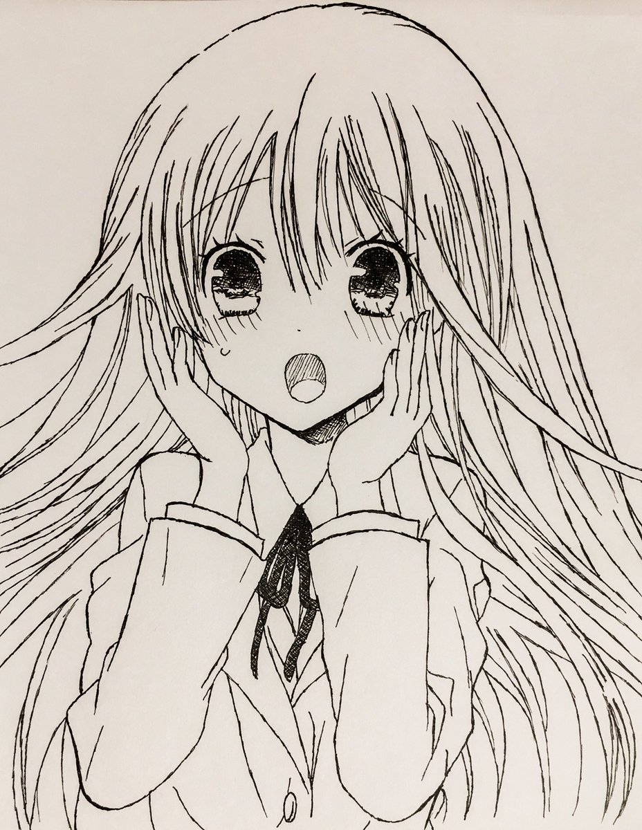 スクリーントーンなし