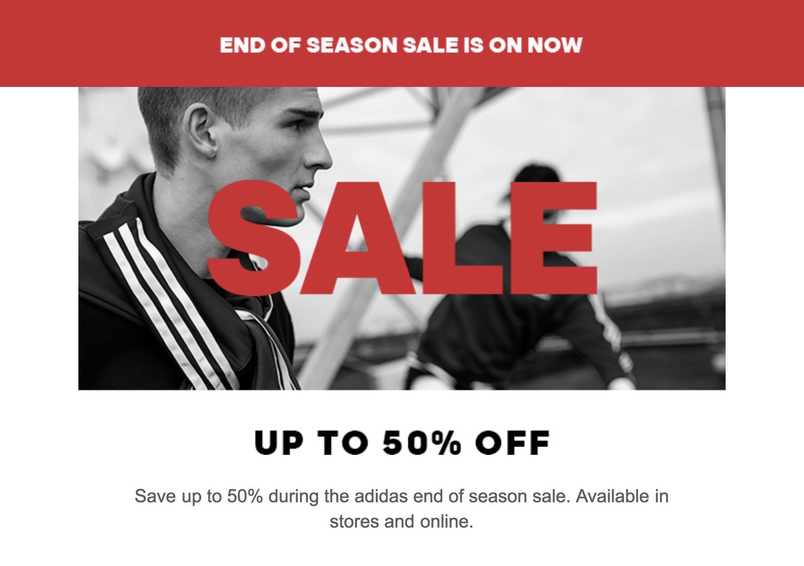 adidas end of year sale