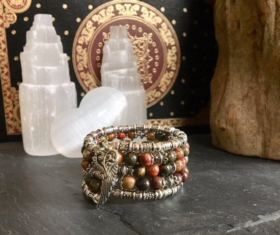 ROKZshop's tweet photo. Red creek jasper &amp; silver bracelet. In our Etsy store now!!
https://t.co/4xFuPI0DDx
#jasper #power #rokz https://t.co/DqokZ4YcTN