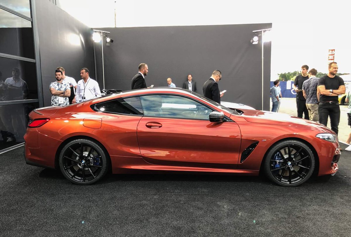 Earlsimxx's tweet photo. The new 2019 BMW 850i Coupe in Sunset Orange https://t.co/f4HF8btfLi