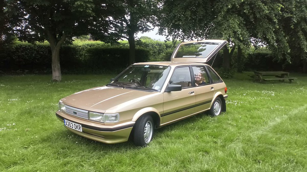 Tom Swann’s beautiful Cashmere Gold Maestro 😊👍 #austinmaestro #classiccars #80scars