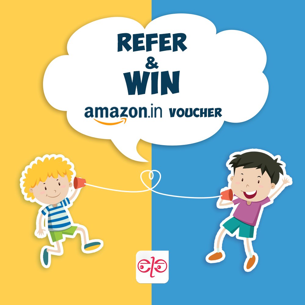 iElementora's tweet photo. Win ₹100 Amazon Gift Vouchers
1. Go to Ele app Refer page https://t.co/SVj9ajJCll
2. Refer your friends using Facebook, WhatsApp, etc
3. Make sure your friends download the Ele app through your referral link
That's it!
For more details go to https://t.co/CSherpXzkH https://t.co/n3HcA2gqno
