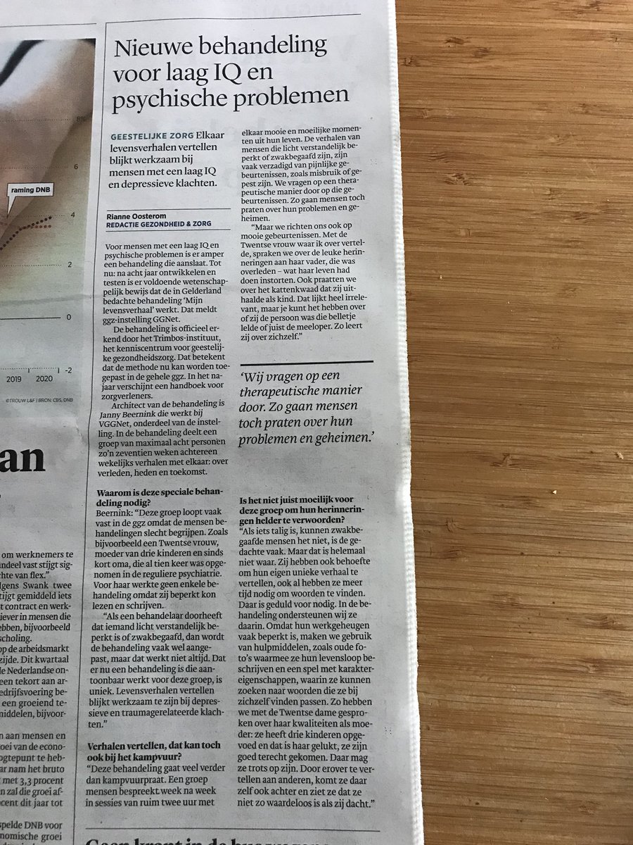 verhalenlab's tweet photo. Trots op #Storylab collega Janny Beernink @WijzijnVGGNet #levensverhalen #depressie #groep #ggz https://t.co/lJDelC6mHK