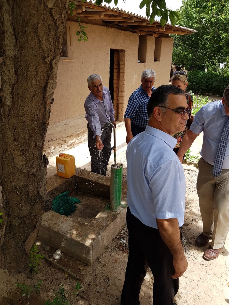 #WaterActionDecade & #SDG6 in action: 1,1K ppl including 544 female of Taniyol community no longer need to  use unsafe water from the ditch as they now have access 2 clean water w/ affordable water tariffs. #DushanbeWaterConf @PratibhaUNDP