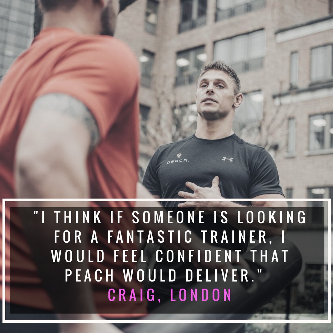 'I THINK IF SOMEONE IS LOOKING FOR A FANTASTIC TRAINER, I WOULD FEEL CONFIDENT THAT PEACH WOULD DELIVER.'   We recently trained Craig and this was his feedback.  #TuesdayTestimony