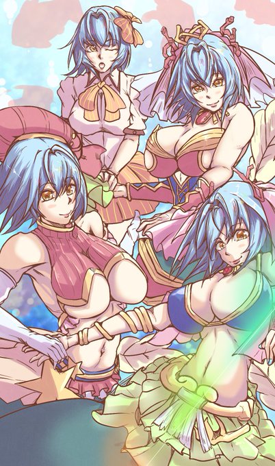 唇と頬の塗り忘れ 