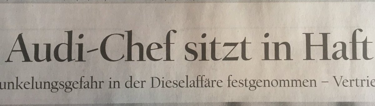 #Krisen Republik Deutschland. Oder wie man die #Reputation eines Vorzeigeunternehmens kontinuierlich  opfert. Für was?