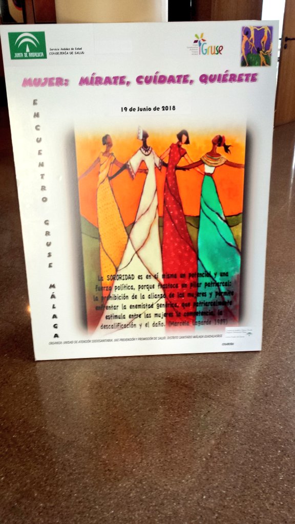 nieves_pg's tweet photo. Hoy estamos en II Encuentro GRUSES-M D.S. Málaga-Guadalhorce. #GRUSES #Málaga #mujeres @DistritoMalagaG @gruseand https://t.co/ohK6MHpcsA